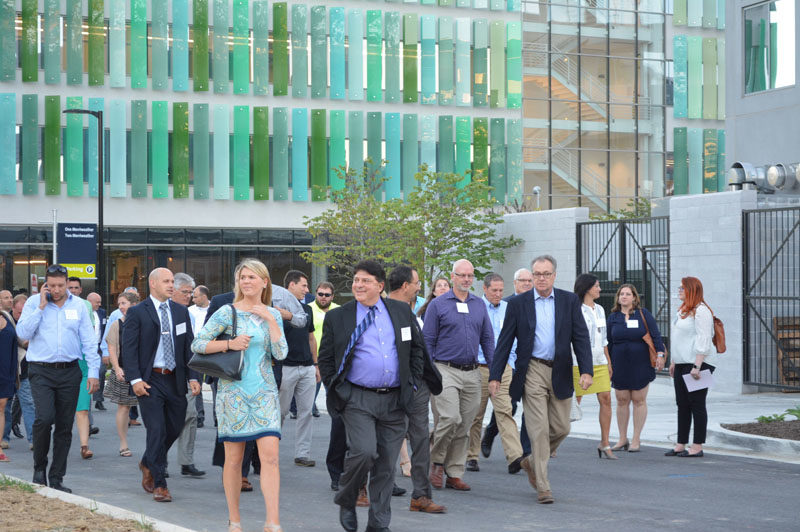 Real Estate Professionals Take Project Tour of The Merriweather District